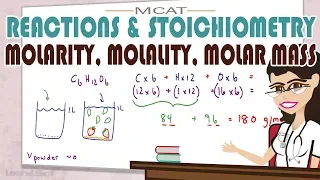 Molarity Molality and Molar Mass for MCAT General Chemistry