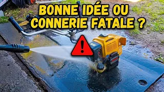 NETTOYER sa débroussailleuse au Kärcher : ATTENTION AUX DÉGÂTS