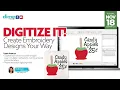 Digitize It Create Embroidery Designs Your Way Software Success