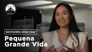 Pequena Grande Vida Bastidores Hong Chau LEG Paramount Brasil