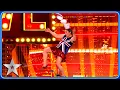 Download Lagu Red Panda gets us feelin' PUMPED with unbelievable balancing act! | Semi-Finals | BGT 2025