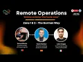 Remote Operations Webinar Series - Zone 1 2