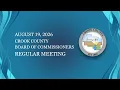 Crook County Board of Commissioners Regular Meeting August 19 2026