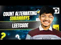 3101 Count Alternating Subarrays Easy Array Hash Map