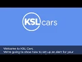 KSL Cars Saved Search Alerts Tutorial