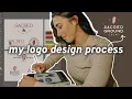 HOW I DESIGN CUSTOM LOGOS Procreate Tutorial