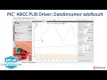 PIC ADCC PLIB Driver Using the Data Streamer to Plot Run-time ADC Conversion Results