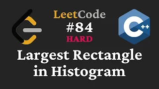 Largest Rectangle in Histogram - LeetCode