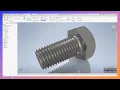 How to make a Bolt with Real Threads in Autodesk Inventor