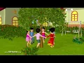 Here We Go Round The Mulberry Bush - 3D Animation Nursery Rhymes for Children