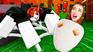 УБЕГИ от ОГРОМНОГО ПАУКА в ROBLOX Роблокс Spider 