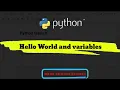 E1 1 Hello World and Variables Python Basics Road To Data Science