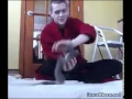 SQUIRREL GETTING THROWN GIF SO CUTE