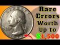Rare 1973 Washington Quarter That Could Be in Your Pocket Change - Rare Errors Worth Up to 1 500
