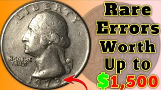 Rare 1973 Washington Quarter That Could Be in Your Pocket Change - Rare Errors Worth Up to 1 500