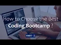 Choosing the Best Coding Bootcamp - Part 2 SynergisticIT