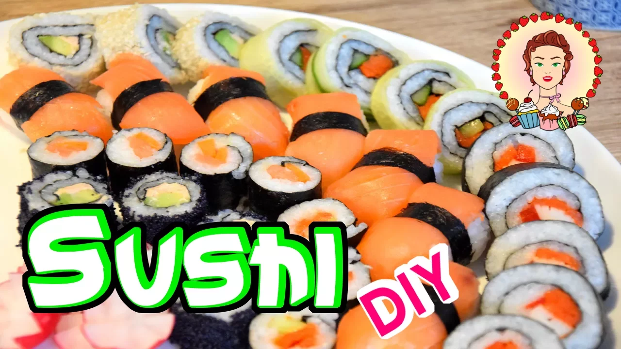 ganze SUSHIPLATTE ganz einfach selber machen. 