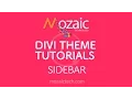Divi Visual Builder Tutorial - How to use the Sidebar Module