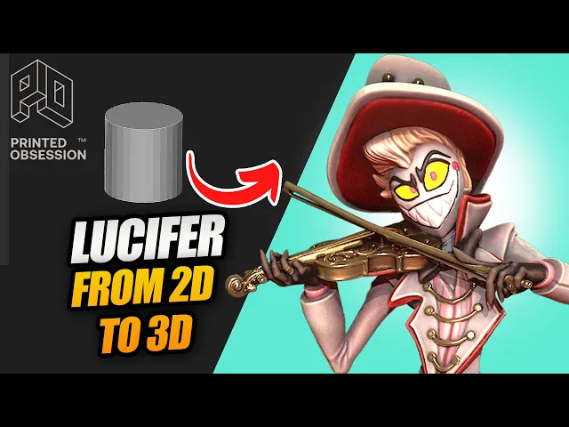 Lucifer - Hazbin Hotel - Fan Art video thumbnail