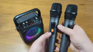 Dual Mic Karaoke Machine PACKED with Features