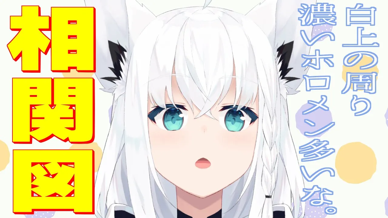 【ホロメン相関図】白上の周りのホロメンって濃いかもしれない(^・ω・^§)ﾉ【ホロライブ/白上フブキ】