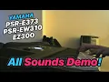 Yamaha PSR-E373 EW310 EZ300 - All Playing No Talking