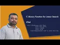 Linear Search using lfind
