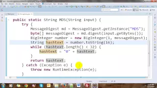 Generate Secure Password with MD5 and SHA1 in Java