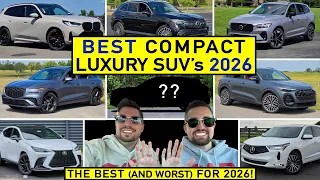 BEST Luxury Compact SUVs for 2026 -