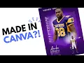 How to Create a Professional High School Football Poster in Canva Easy Tutorial