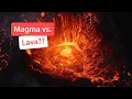 Difference between Magma and Lava