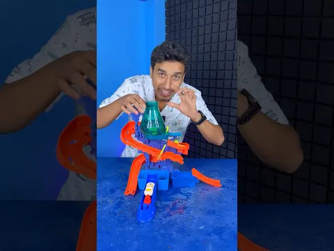 Friction vs Speed! Hot Wheels City and Lab Track Test 🔥🏎️ #shorts