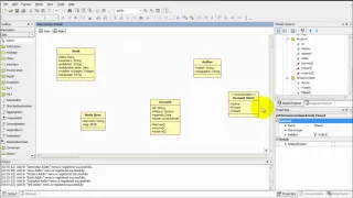 StarUML - Class Diagram Library Domain Model