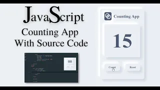 JavaScript Project Build Counting App With HTML CSS Pure JavaScript Beginner Project