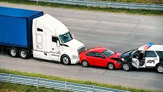 Truckers Putting An END To POLICE CHASES!