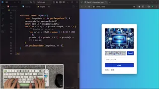 ASMR Programming - Captcha App in JavaScript