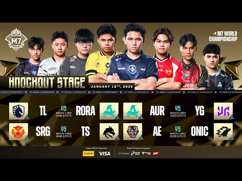 Video Thumbnail: 🔴 LIVE | KNOCKOUT STAGE DAY 1 | M7 World Championship | (ENG)