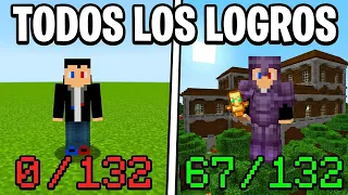 Hice TODOS Los Logros de Minecraft Bedrock #1