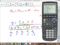 1 12 15 recursive sequences in the calculator