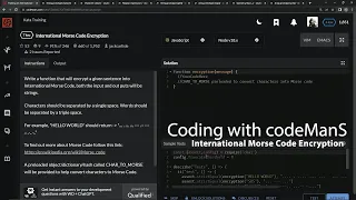 Codewars 7 kyu International Morse Code Encryption Javascript