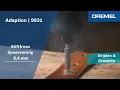 Download Lagu Dremel 9931, Hardmetalen frees met tandstructuur en speervormige kop van 6,4 mm