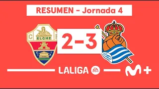 Elche 2-3 Real Sociedad | LALIGA EA SPORTS (Jornada 4) - Resumen | Movistar Plus