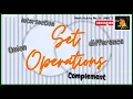 MASTER Set Operations Union Intersection Complement Difference with EASE Math Tutorial