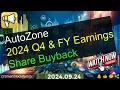 Share Buyback AutoZone - 2024 Q4 FY Earnings Analysis