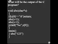 GATE 2001 How TO Answer The BEST Question In Smart Way RECURSION POINTER ARRAY