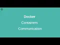 Docker Tutorials How To Communicate and Link Between Docker Containers