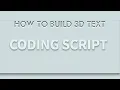 Leran How to Make 3D Text Using Html And CSS3 Only Easy