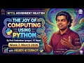 The Joy of Computing using Python NPTEL Week 7 Solutions March 2026 Higher Accuracy