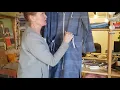 ZusenZomer terry bathrobe with zipper for ladies