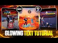 How To Make Glowing Text Like bonex4 - ff nuxoff Glowing Text Tutorial In Capcut
